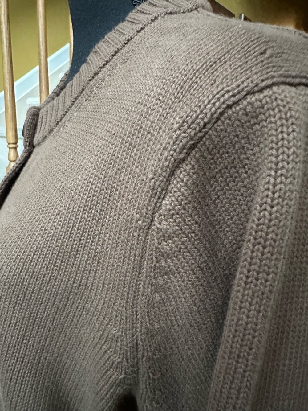 GAP Cardigan In Chocolate Brown - Picture 7 of 10